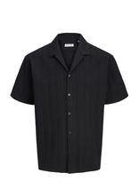 Jack & Jones - Jjetyson Resort Shirt Ss Sn - Marškiniai trumpomis rankovėmis - Juoda