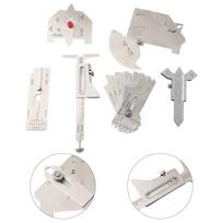 Heights Welding Gauges Set Silver Supplies Tools V-Wac 6pcs Widths Angles Boiler Bridge Gaps Inspection MG-11 MG-8 China Mainland