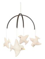 Moonboon - Baby Mobile Birds - Karusėlės ant lovytės - Balta