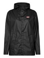 Hunter - Izzy Pu Hooded Jacket - Lietpaltis - Juoda