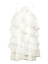 Gina Tricot - Mini Frill Dress - Trumpa suknelė - Balta