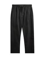 Anerkjendt - Akjan Cot/Linen/Vis Ela Pants - Laisvalaiko marškiniai - Juoda