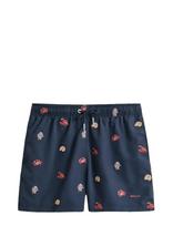 Gant - Lobster Embroidery Swim Shorts - Šortai - Tamsiai mėlyna