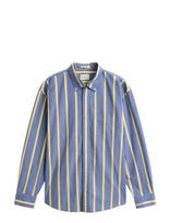 Gant - Rel Heritage Poplin Stripe Shirt - Raštuoti marškiniai - Mėlyna