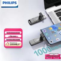 Philips 41UT Dual-Interface USB 3.2 Portable SSD Flash Drive