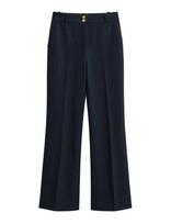 Gant - Slim Flare Nautical Pants - Platėjančios kelnės - Tamsiai mėlyna
