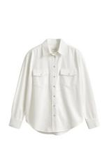 Gant - Rel Pocket Denim Ls Shirt - Marškinėliai ilgomis rankovėmis - Balta