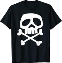 Punk Rock Skull and Bones - 1980's Punk Rock Misfit Unisex T-Shirt S įvairiaspalvis