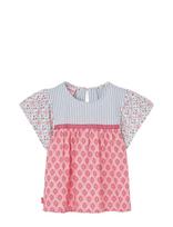 Boboli - Poplin Blouse Combined For Girl -Bci - Palaidinės ir tunikos - Marga / raštuota