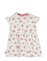 Boboli - Knit Dress Printed For Baby -Bci - Suknelė trumpomis rankovėmis - Balta