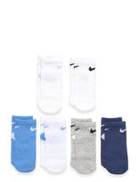 Nike - Nike 6Pk Quarter Sock - Kojinės - Marga / raštuota