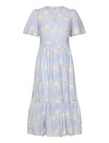 A-View - Daffodil Dress - Ilga suknelė - Mėlyna