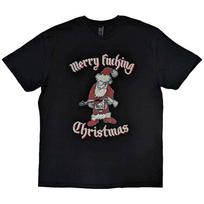 Motorhead T Shirt Merry Christmas Band Logo Official Mens Black M S