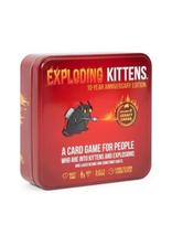 Asmodee - Exploding Kittens Tin 10Th Year Anniv. - Kortų žaidimas - Marga / raštuota