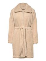 Hunkemöller - Robe Zip Up Fleece - Chalatas - Smėlio