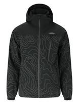 Weather Report - Delton M Aop Awg Jacket W-Pro 15000 - Sportinis lietpaltis - Juoda