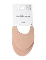 Lindex - Invisible Socks - Futbolo kojinės iki kulkšnių - Smėlio