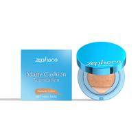 (15G,puff*1, Natural color) Zephoco Matte Concealer Cushion Series Covers skin blemishes with a lightweight, long-lasting, natural-looking air cushion