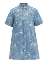 Object - Objclaudia S/S Short Denim Dress 143 - Trumpa suknelė - Mėlyna