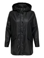 ONLY Carmakoma - Carelisa Raincoat Zip Otw Noos - Lietpaltis - Juoda