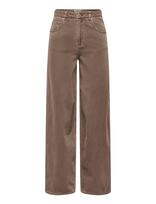 ONLY - Onltaylor-Silla Hw Barrel Pant Pnt - Plačios kelnės - Ruda