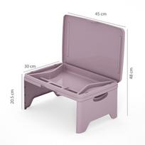 Nešiojamasis nešiojamasis stalas Sulankstomas darbo stalas Nešiojamojo kompiuterio Kompiuterio laikiklis Automobilis Svetainė Sofa-lova Skaitymo įrankiai Televizorius ir namų darbai violetinė