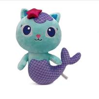 (Purple Mermaid ) 10'' Gabbys Dollhouse Pandy Plush Toy Stuffed Doll Cake cat