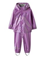 Name It - Nmfdry10 Rain Set Glitter Fo - Lietaus drabužių komplektas - Violetinė