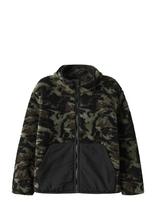 Name It - Nkmmonico Sherpa Jacket - Flisinė striukė - Chaki spalva