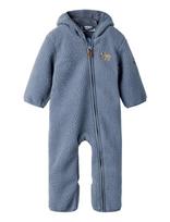 Name It - Nbmmall Sherpa Suit - Flisinis kombinezonas - Mėlyna