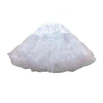 Yousheng Boneless Daily Soft Bustle Vienspalvis Aukštas Juosmuo Šurmuliuojantis Elastingas Juosmuo Suknelė Forma Marlė šurmulio sijono aksesuaras balta