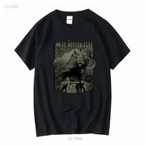 Blue Oyster Cult Poster T Shirt cotton Men's all sizes S 5XL 18 colors band album cover long or short sleeves vintage Washed S įvairiaspalvis