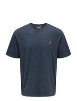 ONLY & SONS - Onsfred Life Opt 4 Rlx Ss Tee Vd - Marškinėliai trumpomis rankovėmis - Raudona