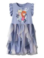 Name It - Nmfmom Frozen Ss Tulle Dress Wdi - Suknelė trumpomis rankovėmis - Violetinė