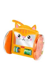 Fisher-Price - Fp Pets Crawl-After Kitty Mirror, Baby Tummy Time & Crawling Activity Toy - Interaktyvūs žaislai - Oranžinė