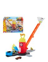 Hot Wheels - City Super Fire Station Rescue - Žaidimų rinkiniai - Raudona