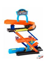 Hot Wheels - City Transforming Stunt Garage - Transporto priemonių garažai - Marga / raštuota