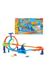 Hot Wheels - Stunt Tracks Rapid Launch Cyclone - Lenktynių trasos - Marga / raštuota