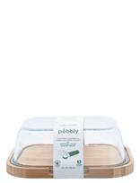 Pebbly - Opbevaringsboks Til Ost Med Småsten M - Sūrio indelis