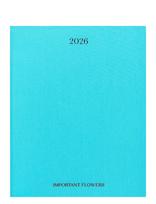 New Mags - The Important Flowers Planner 2026 - Kalendoriai ir užrašų knygelės - Mėlyna
