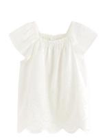Lindex - Woven Top In Cotton - Palaidinės ir tunikos - Kreminė spalva