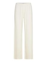 Rosemunde - Rwbelmo Pointelle Mw Trousers - Plačios kelnės - Kreminė spalva