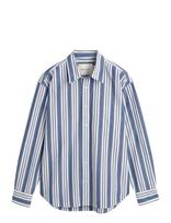 Gant - Rel Papery Poplin Stripe Shirt - Dryžuoti marškiniai - Mėlyna
