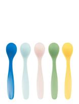 Badabulle - Flexible Spoons X5 - Kūdikių vakarienės rinkiniai - Marga / raštuota