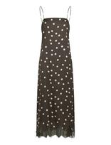 MSCH Copenhagen - Mschjionna Irida Strap Dress Aop - Priglundanti suknelė - Juoda