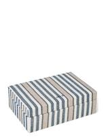 DAY ET - Day Stripes Jewelry Case Medium - Papuošalų dėžutė - Tamsiai mėlyna
