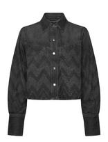 BOSS - C_Shirt Ls 1.0 - Džinsiniai marškiniai - Juoda