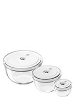 Zwilling - Fresh & Save Vakuumskålset Glas 6 Delar. - Maisto laikymo dėžutė - Balta