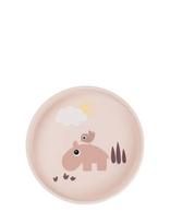 Done By Deer - Silicone Stick&Stay Plate Playground Powder - Lėkštės - Rožinė