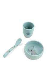 Done By Deer - Stick&Stay First Meal Set Celebration Blue - Vakarienės rinkiniai - Mėlyna